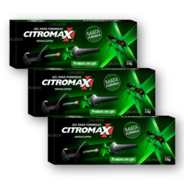 Citromax - Formicida em Gel - 3 unidades